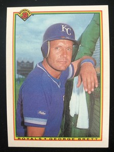 1990 BOWMAN #382 GEORGE BRETT KANSAS CITY ROYALS