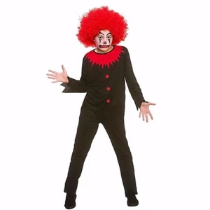 Costume vestito fantasia circo bambino FREAKY CLOWN ragazzo spettrale spaventoso horror Halloween - Foto 1 di 5