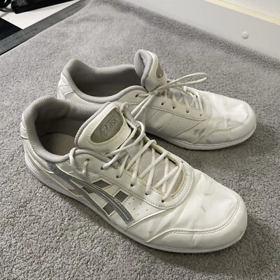 Asics Cheer 8 Q654Y Women's Size 9 White Lightweight Athletic Shoes Sneakers - Image 1 of 4