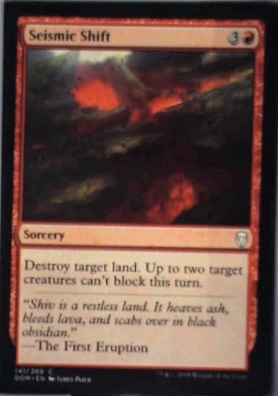 Seismic Shift - Dominaria: #141, Magic: The Gathering Nm R172 - Image 1 of 1