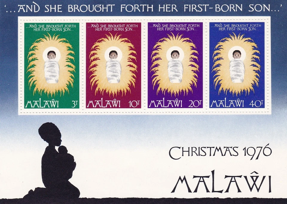 MALAWI #298a MNH CHRIST CHILD CHRISTMAS ISSUE SOUVENIR SHEET - Image 1 of 1