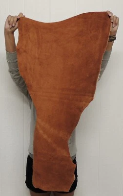 4-6 oz. ACORN BUFFALO BISON Leather Hide for Native Crafts Moccasins Pouches - Image 1 of 2