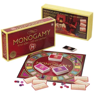 MONOGAMY A HOT AFFAIR SEXY ADULT COUPLES BOARD GAME CUPIDS LOVE SHOP 'FREE POST' - Picture 1 of 1