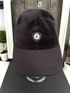 JORDAN Velvet Texture Black And Red Air Jordan Jump Man Retro Hat - Picture 1 of 10