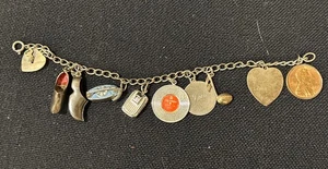 Vintage Sterling Silber Bettelarmband 33,5 Gramm - Bild 1 von 13