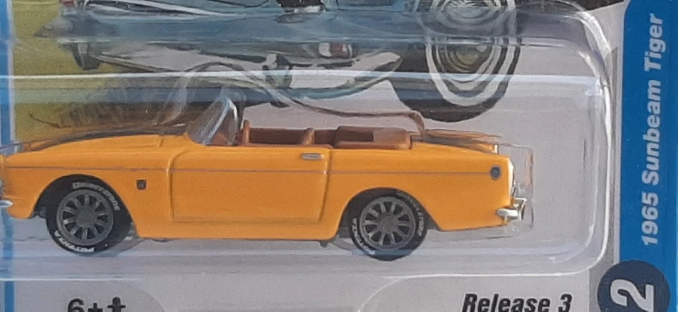 Johnny Lightning Jlcg023 Classic Gold Ver B 1965 Sunbeam Tiger Yellow