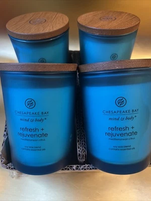 Chesapeake Bay® Vela Mente y Cuerpo Tarro Mediano Vela, Nutrir + Renovar 🌺 Foto 1 de 4
