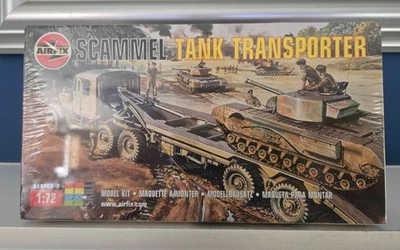 Airfix Scammel Tanque Transportador Ejército Militar 1:72 Modelo Kit 02301 ~ Caja Sellada Foto 1 de 2