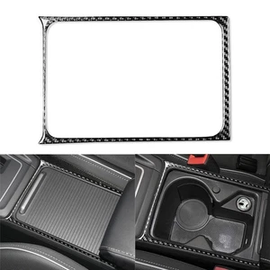 Center Water Cup Holder Frame Trim Fit Volkswagen Golf 8 MK8 2021-2023 Black Car - Picture 1 of 10