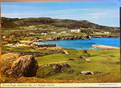 Irish Postcard PORT-NA-BLAGH Sheephaven Bay Donegal Ireland John Hinde 261 1963 - Image 1 of 2