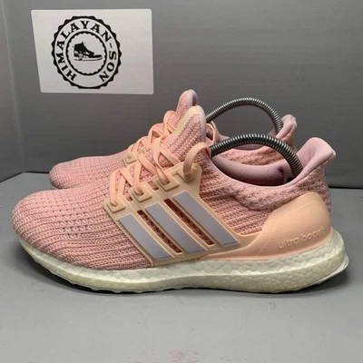 Adidas Womens Ultra Boost Clear Orange Peach Running Shoes F36126 Sz 9.5 Preownd - Image 1 of 4
