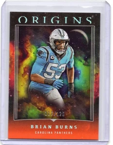 Brian Burns 2023 Panini Origins Orange #15 Carolina Panthers – Serial #117/125 - Picture 1 of 2