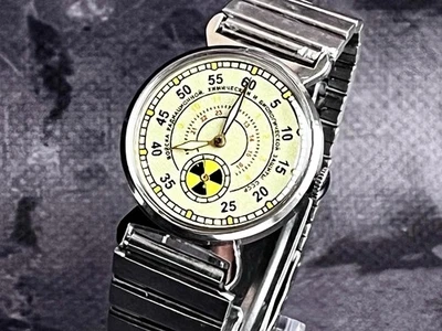 Pobeda Radiation Troops 手表 – 复古苏联机械男士腕表 — 第 1/4 张图片