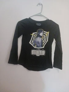 NWOT Girls Beetlejuice, Beetlejuice Long Sleeve T-shirt - Picture 1 of 3