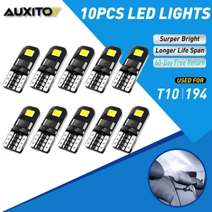 AUXITO T10 LED Plate License Light Bulb 6000K Super Bright White 168 2825 194 10 - Picture 1 of 9
