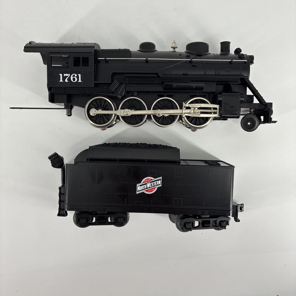 MTH Railking Imperial Chicago North Western Railway C&NW Mikado 2-8-2 Train Tend - Image 1 of 4
