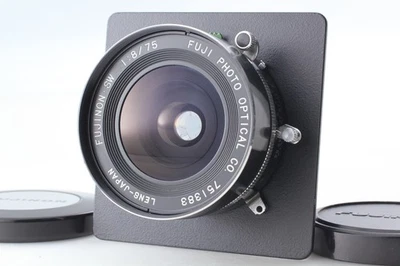 [MINT] Fuji Fujinon SW  75mm f/8 Large Format Camera Lens From JAPAN - Image 1 of 4