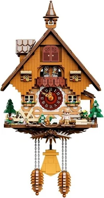 PANTASY Cuckoo Clock Building Block Set – Mechanical Chalet Wall Clock - NIB - Image 1 of 4