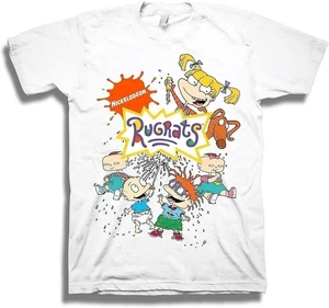 Nickelodeon Men's 90's Classic T-Shirt - Rugrats, Hey Arnold, All That -... - Picture 1 of 9