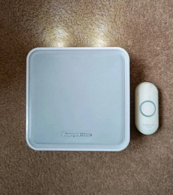 Timbre inalámbrico portátil Honeywell DC915XX pulsador LED timbre usado Foto 1 de 3
