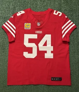 Fred Warner San Francisco 49ers Red Nike Vapor F.U.S.E. Elite Jersey Sz 48/XL - Picture 1 of 13