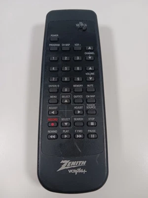 ZENITH MBR4127 VCR Plus Remote Control - Tested, Works - Image 1 of 4