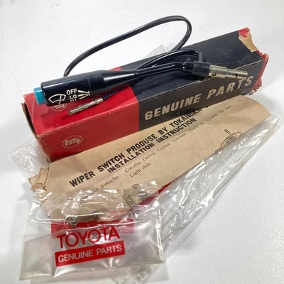 Windshield Wiper Switch Toyota Corolla KE30 TE37 Celica TA RA40 RT100 NOS Japan - Image 1 of 4