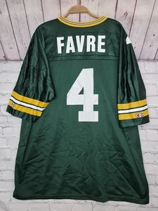 Brett Favre Green Bay Packers Champion NFL Jersey Size 56 Vintage - Picture 1 of 9