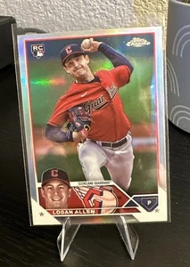 2023 Topps Chrome Update #USC186 Logan Allen Prism - Picture 1 of 2