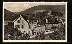 Ansichtskarte Neckarsteinach, Hotel Schwalbennest 1952  - Picture 1 of 2