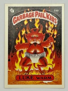 1985 Topps Garbage Pail Kids Sticker - Series 2 - 64b Luke Warm - EX Glossy - Bild 1 von 2