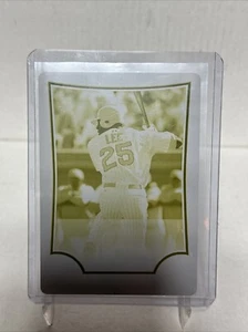 2009 Yellow Derek Lee printing plate - Picture 1 of 2