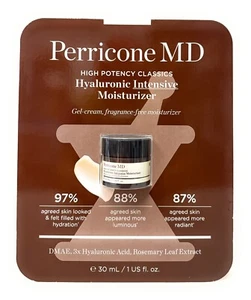 Perricone MD High Potency Classics Hyaluronic Intensive Moisturizer 1 oz 30mL - Picture 1 of 8