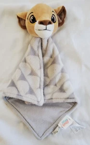 Lambs & Ivy Disney Baby THE LION KING Simba Lovey Gray Plush Security Blanket - Picture 1 of 6