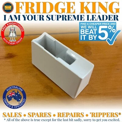 KSM6100WB Kelvinator fridge door white handle pedestal mount bracket 1443893 - image 1 of 4