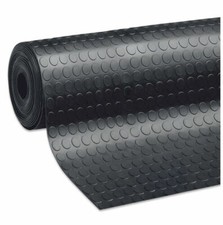 TAPPETO GOMMA COPRIPAVIMENTO BOLLATO NERO A METRO H 120 spess 3mm