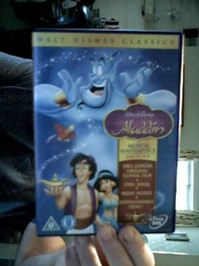 WALT DISNEY ALADDIN DVD BIRTHDAY CHRISTMAS FAMILY VIEWING - Picture 1 of 1