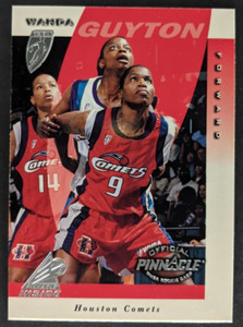 Wanda Guyton 1997 Pinnacle Inside WNBA #52 Basketball Card Rookie RC Comets