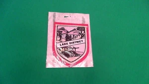 Toppa da cucire vintage Lake District! Inghilterra Gran Bretagna Regno Unito mai usato  - Foto 1 di 2