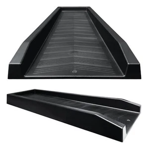 BLACK Splash Block Decorative Gutter Downspout Extension Splashguard Diverter - Picture 1 of 6