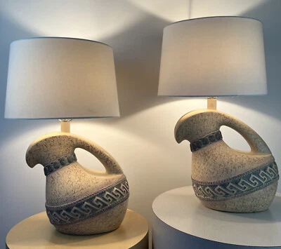 Par de Jarra Tribal Mid Century South West Artmaster Studios Años 80 De Colección Foto 1 de 4