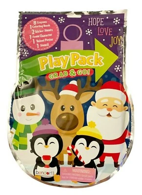 Play Pack Grab and Go 标记贴纸着色书海报 — 第 1/2 张图片