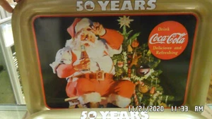Coca-Cola Qualität Supermarkt/Big Bear 50 Jahre Serviertablett - Bild 1 von 2