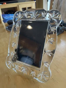 WATERFORD VELVETEEN RABBIT Lead Crystal 4 x6 Picture Frame - RETIRED - Picture 1 of 8