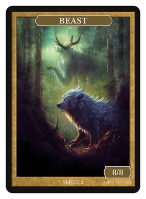 Beast Token Givememana Tokens Warhammer Magic the Gathering - Image 1 of 2