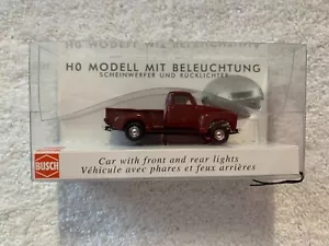 Busch #5643 HO Scale Chevy Red Pickup Truck with Lights 1:87 - Picture 1 of 3