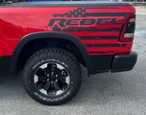 19-24 Ram Rebel Style bedside graphics flag (many color choices) - Foto 1 di 3