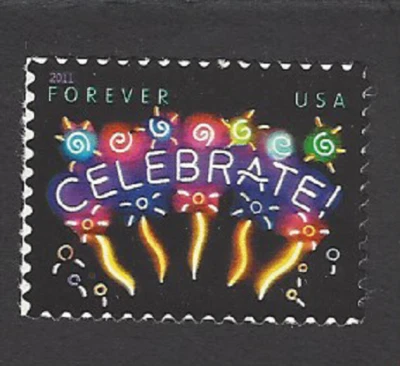 Scott# 4502 44c Neon Celebrate!  MNH S/A - (A-2) - Image 1 of 2