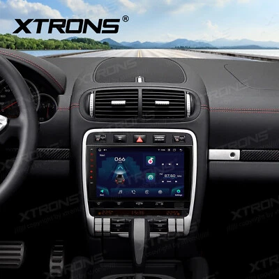 4G+64GB Autoradio Android 14 9" IPS GPS Navi CarPlay RDS Für PORSCHE CAYENNE GTS - Bild 1 von 4