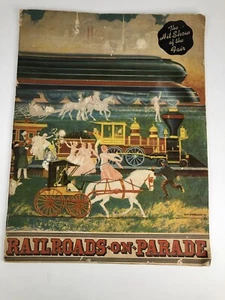 Vintage 1939-1940 Railroads On Parade New York Weltausstellung Buch & Programm - Bild 1 von 12